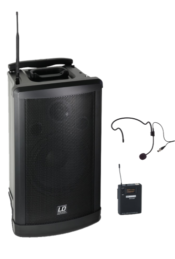 EQUIPO PORTÁTIL A BATERÍA LD SYSTEMS ROADMAN 102